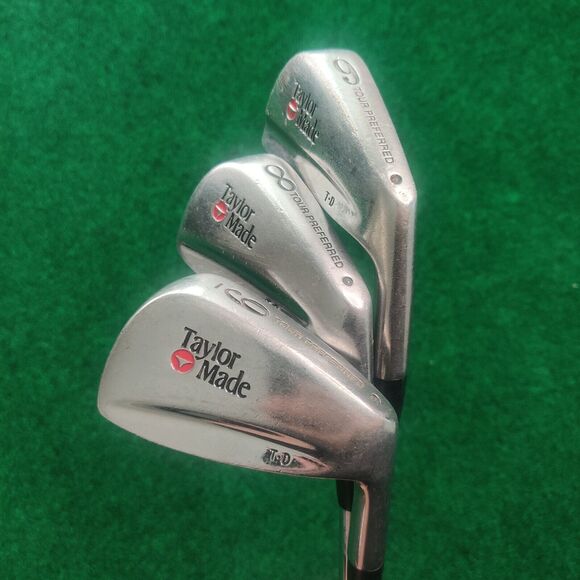 TaylorMade TD Tour Preferred 6, 8, 9 Irons Steel TT Dynamic Gold S300 Stiff RH